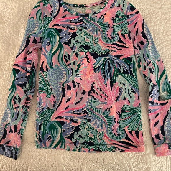 Lilly Pulitzer girls pajama top size 8 - Picture 1 of 4